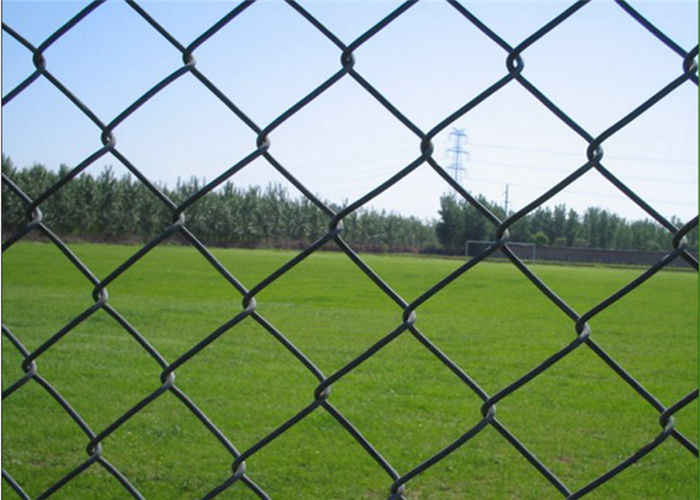 2 da largura revestida da cerca 0.5m-2m do elo de corrente do PVC da polegada capacidade de aço da natureza grande