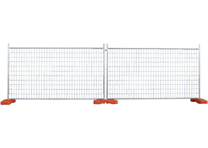 Tamanho aberto de manipulação fácil galvanizado resistente da malha da cerca provisória 60*150mm do tempo
